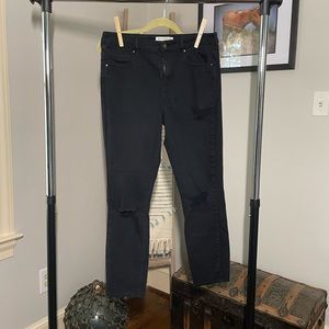 Pacsun black distressed jeans